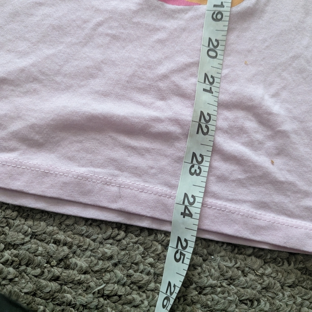 Disney Lady and the Tramp Bella Notte Pink Graphic Tee Shirt Mad Engine Medium - Picture 4 of 6
